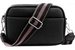 RRP £19.99 YILCER Crossbody Bag for Women, Leather Handbag Ladies Cross-Body, Small Shoulder bag
