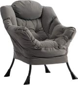 RRP £139.99 HollyHOME Armchair Accent Chair, Lazy Chair Lounge Chair with Armrests Modern Waterproof