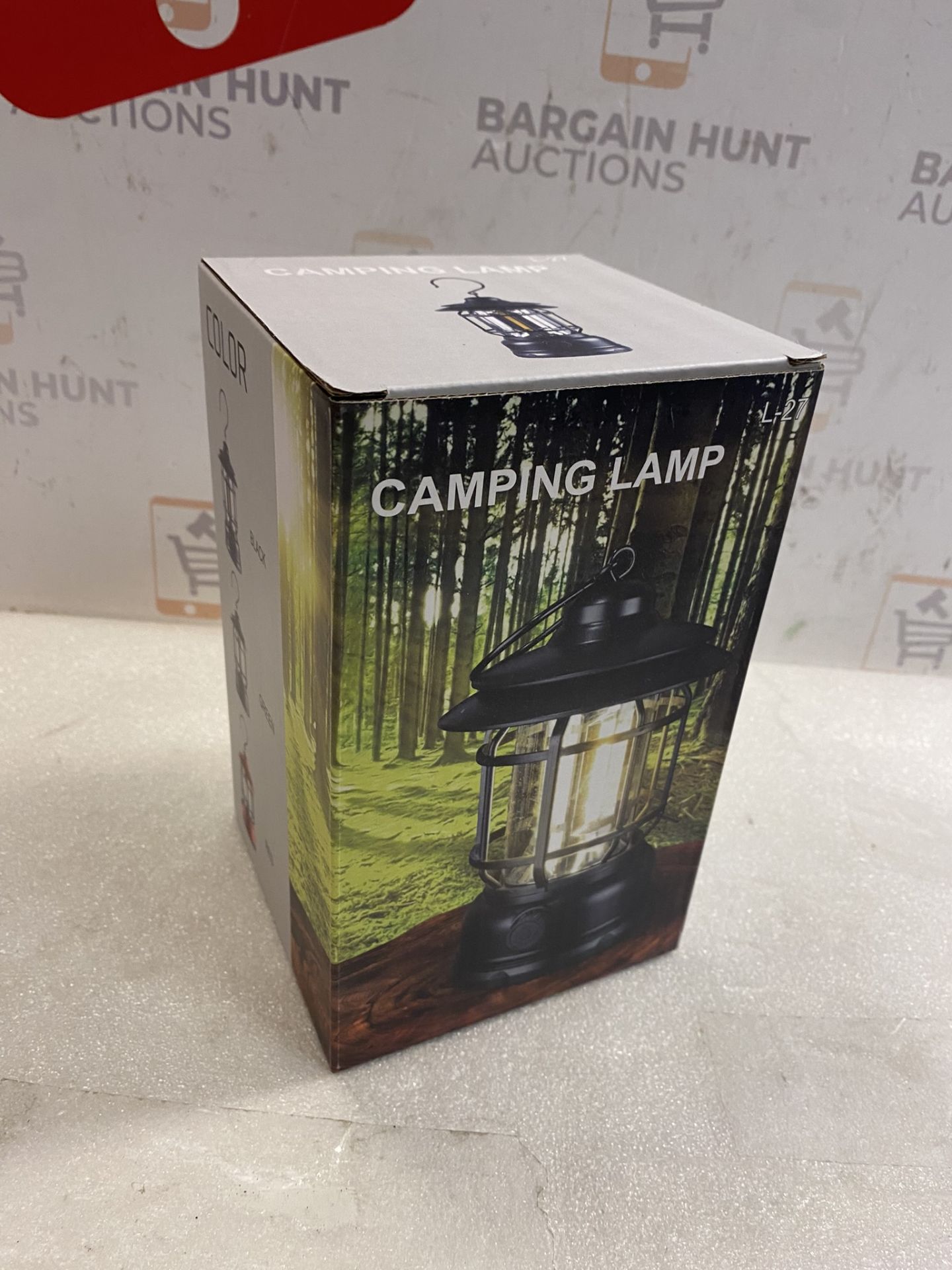 Camping Lantern Rechargeable, Retro Metal Camping Light, Hanging Dimmable COB Brightness Tent Light - Image 2 of 2