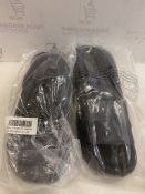 RRP £38 Set of 2 x JaneTroides Thick Slippers Platform Summer Beach Eva Soft Sole Sandals, 42-43 EU