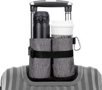 RRP £60 Set of 5 x WISEPRO Luggage Travel Cups Holder | Free Hands Cup Caddy | Hold Two Cups | for