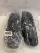 RRP £38 Set of 2 x JaneTroides Thick Slippers Platform Summer Beach Eva Soft Sole Sandals, 42-43 EU