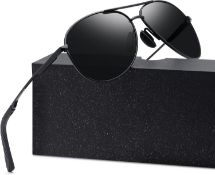 RRP £30 Set of 3 x Vufurl Men's Sunglasses Women's Polarized Sunglasses UV400 Driving Sunglasses