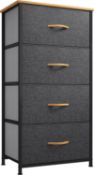 RRP £59.99 YITAHOME Chest of Drawers, Cationic Fabric 4-Drawer Storage Organizer Unit