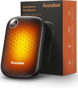 RRP £400 Box of 20 x Ivesion Power Bank, 10000 mAh Hand Warmers Rechargeable, Reusable USB