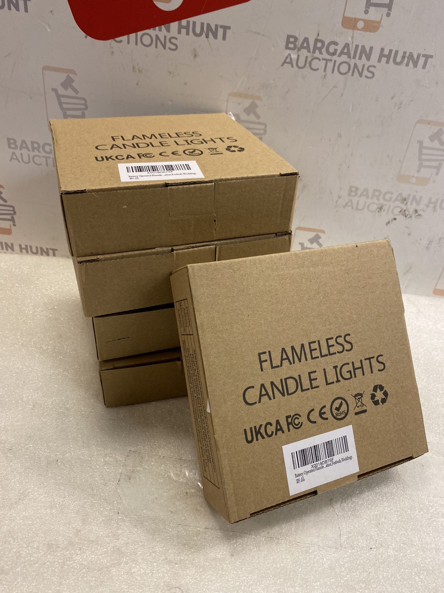 RRP £50 set of 5 x Battery Operated Flameless LED Tea Lights Candles 24-Pack Realistic Flickering - Image 2 of 2