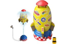 Set of 3 x Rocket Water Sprinkler Children's Outdoor Sprinkler Toy, Water Toy Garden, Lawn