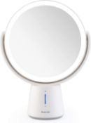 RRP £26.99 Auxmir 1X / 10X Magnifying Makeup Mirror with Light, Rechargeable LED Double-sided