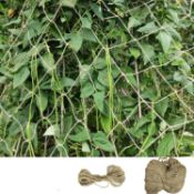 RRP £90 Set of 6 x Plant Support Jute Netting for Climbing Plants Biodegradable Compostable Eco