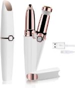 RRP £45 Set of 5 x Facial Hair Remover for Women, Painless 2 in 1 Electric Eyebrow Trimmer and