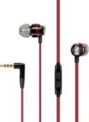 RRP £44.99 Sennheiser CX 300S Ear Canal Headphone with Universal Smart Remote - Red