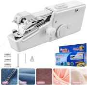 RRP £84 Set of 7 x Handheld Sewing Machine, Portable Mini Sewing Machine for Beginners, Cordless