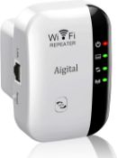 RRP £60 Set of 5 x WiFi Extender Booster 300Mbps 2.4GHz Mini WiFi Range Extender with Internal