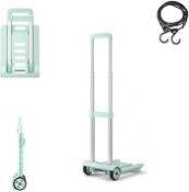 RRP £27.99 Y-Nut Folding Hand Truck 40kgs / 88lbs Sack Heavy Duty Multi-Functional Portable