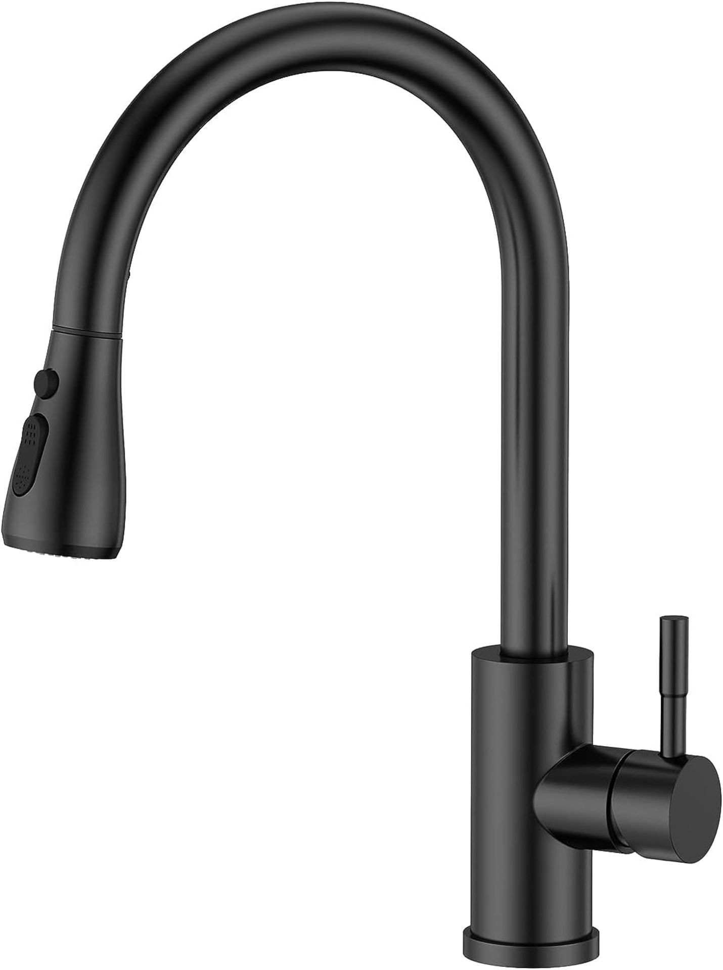 RRP £70.99 FORIOUS Kitchen Sink Tap Mixer with Pull Out Spray, Swivel Single Handle High Arc Pull