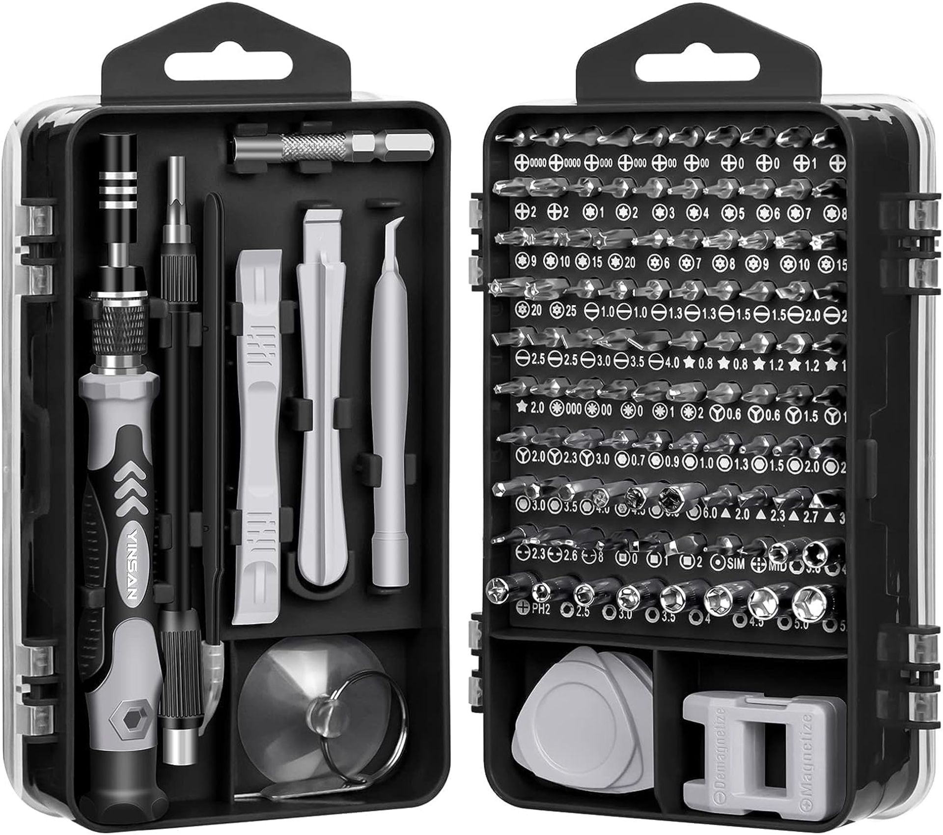 YINSAN 120 in 1 Precision Screwdrivers Set Mini Screwdriver Set Magnetic DIY Electronic Repair