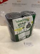 Wirestar Hub 80 Black Bin Bags (2 x 40) – 100 Litre Heavy Duty Bin Liners