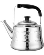 RRP £20.99 Dicunoy Stainless Steel Whistling Tea Kettle 3L Stovetop Tea Pot