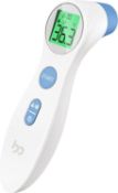 RRP £40 Set of 2 x Femometer Forehead Thermometer Non Contact Infrared Thermometer, Digital Baby
