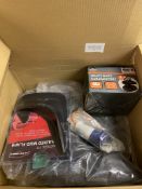Box of Automotive Caravan Items, See image for contents