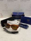 RRP £36 Set of 2 x Bloomoak Polarized Over Glasses Anti-Glare UV 400 Protection for Men Women -