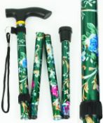 RRP £30 Set of 3 x BeGrit Walking Sticks Folding Adjustable Walking Stick Collapsible Lightweight