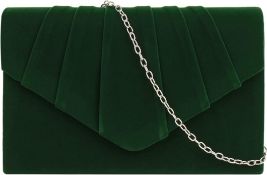 RRP £150, Set of 9 x Wocharm Elegant Ladies Suede/ Velvet Envelope Clutch Bag Velvet Clutch