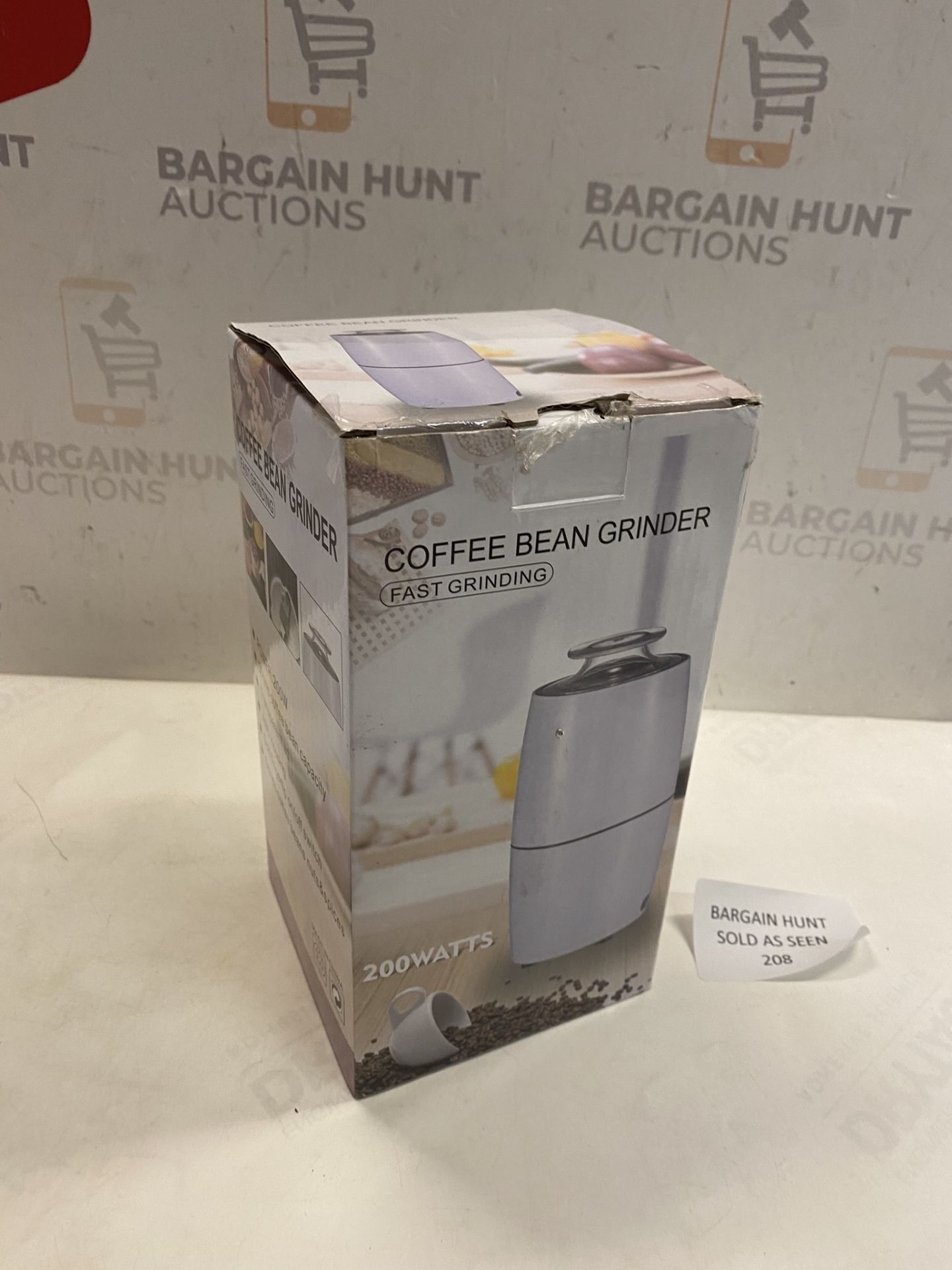 RRP £17.99 Coffee Grinder Electric - Turimon Stainless Steel Coffee Bean Grinder for Coffe - Image 2 of 2