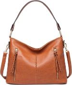 Faux Leather Miss Lulu Shoulder Bag For Women Fashion Hobo Large Handbag