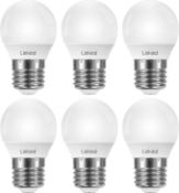 RRP £48 Set of 3 x Linkind 6-Pack Dimmable E27 Edison Screw Golf Ball Bulb, 4.2W Daylight G45