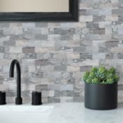 RRP £49.99 DEWOO 20-Sheet Self Adhesive Wall Tiles,Peel and Stick on Wall Tiles Kitchen Bathroom