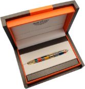 Gullor Colorful Gift Pen Fountain Pen 767 Five-color Grid with High Quality Iridium Nib + Original