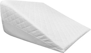 RRP £29.99 Sleep&Snuggle Orthopedic Bed Wedge Pillow Memory Foam Multi-Purpose Reduce Back Pain