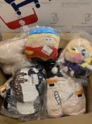 RRP £120 Box of Plush Doll Toys, 9 Pieces