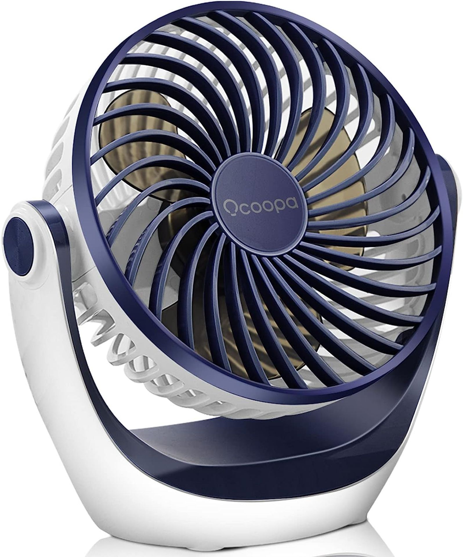 RRP £23.99 USB Desk Table Fan with Strong Airflow & Quiet Operation, Portable Cooling Fan Speed