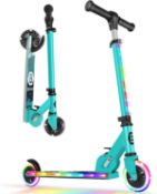 RRP £48.99 BELEEV V2 Scooters for Kids with Light-Up Wheels & Stem & Deck, 2 Wheel Folding Scooter