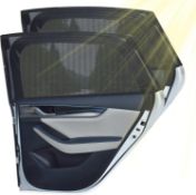 RRP £64 Set of 8 x 2Pack Car Sun Shades Block UV Rays, Full Window Mosquito Net 100% Window Coverage