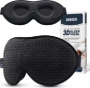 RRP £70 Set of 7 x INNELO Sleep Mask, Soft Comfortable Light Blocking Eye Mask for Sleeping 3D