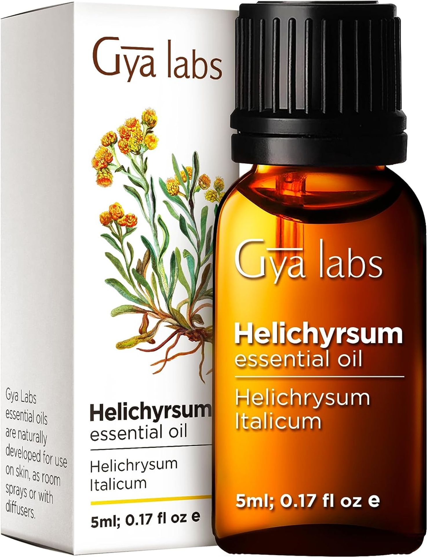 RRP £40 Set of 4 x Gya Labs Rosewood Essential Oil (10ml) - Woodsy, Floral & Comforting Scent