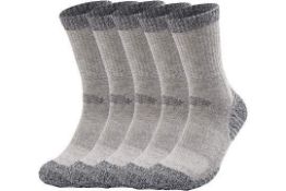 RRP £40 Set of 2 x Sammious 5 Pairs Men's Athletic Socks Breathable Wicking Cotton Multi Performance