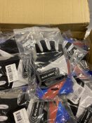 RRP £30 Set of 5 x Gym Gloves, Training Gloves with Full Wrist Support, Weight Lifting Gloves