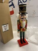 Clever Creations Soldier Nutcracker Decoration Figure - 14" Christmas Figurine