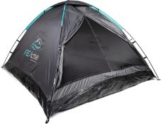 RRP £44.99 FE Active 4 Person Camping Tent - 2022 Upgraded Design Summer Pop Up Tent 3 to 4 Person
