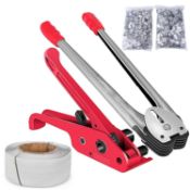 RRP £84.99 Nisorpa Pallet Strapping Kit, Manual Banding Machine Strapping Tools Heavy Duty, Hand