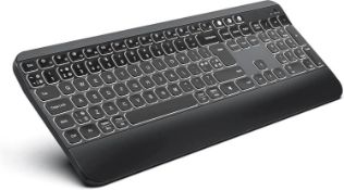 RRP £75 Set of 3 x MagoFeliz Wireless Bluetooth Illuminated Keyboard Rechargeable Backlight