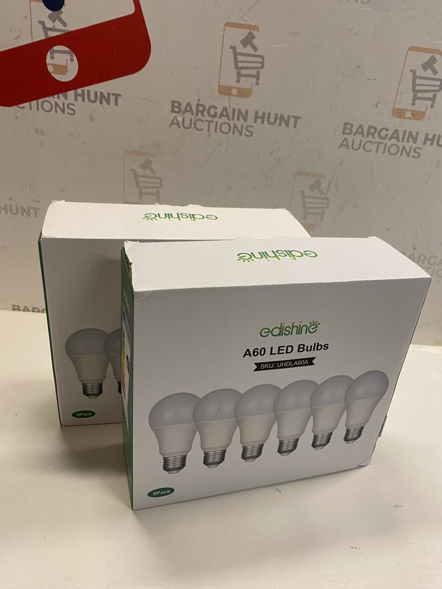 RRP £36 Set of 2 x EDISHINE 6 Pack Dimmable Screw Light Bulb, Warm White 2700K, 10W (60W Equivalent) - Image 2 of 2