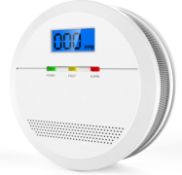 RRP £21.99 CPVAN Wireless Carbon Monoxide Detector with Digital Display, Carbon Monoxide Alarms
