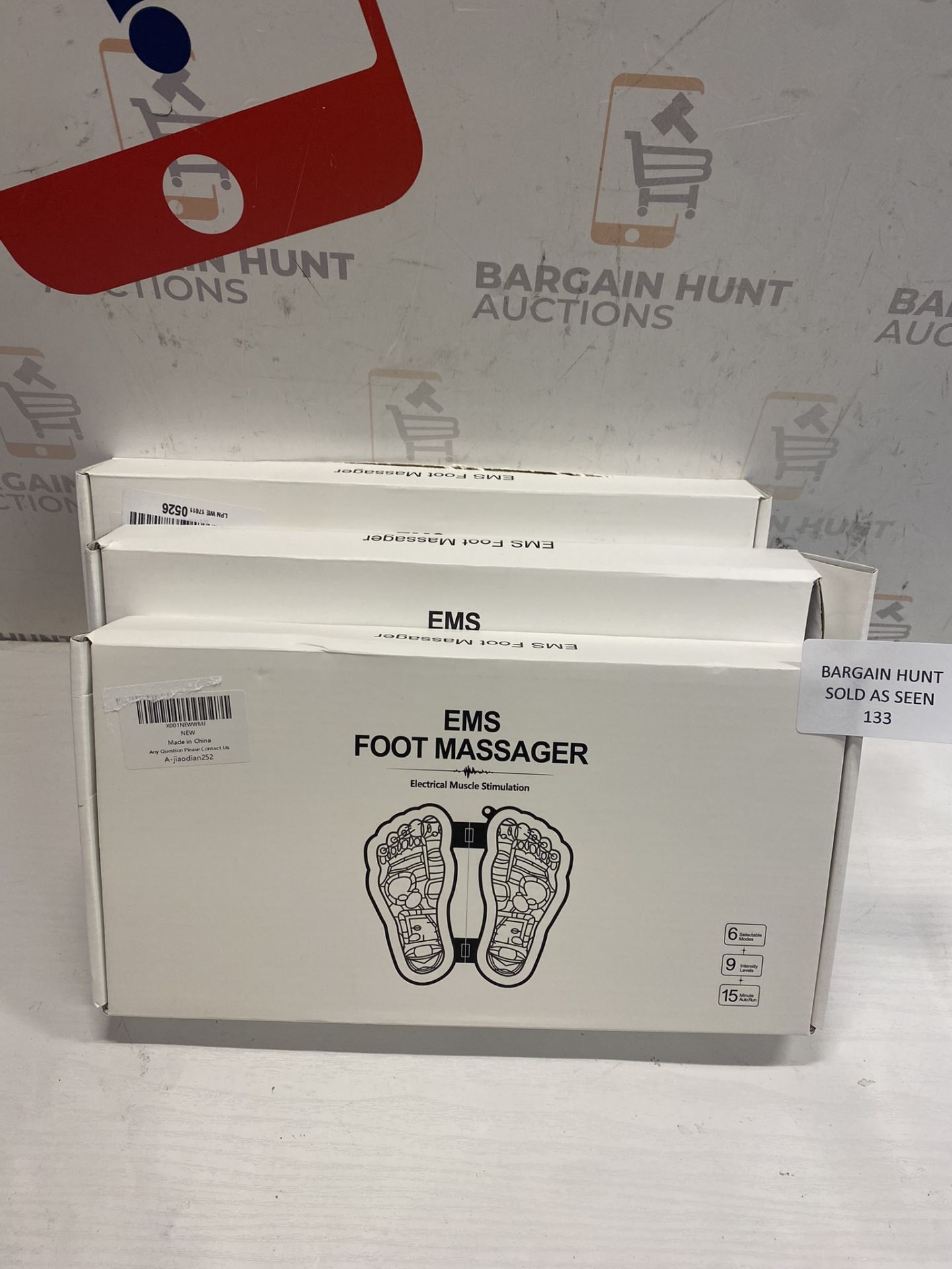 RRP £60 Set of 3 x Electric Foot Massager Foot Stimulator Massager USB Foot Circulation Mat Body - Image 2 of 2