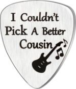 RRP £100 Set of 10 x ACAROMAY Men Guitar Bass Picks Birthday Family Appreciate Gift Music Accessory