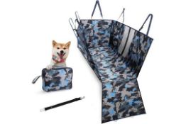 RRP £28.99 5-in-1 Dog Car Seat Cover for Back Seat, 100% Waterproof Car Hammock for Dogs,
